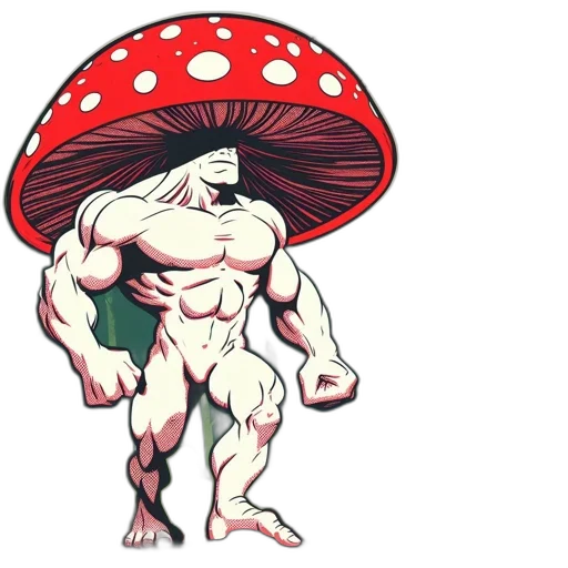 umbrella, hat, creature, concept art transparent PNG cut-out