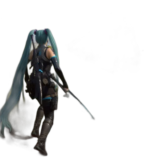 weapon, sword, staff, jacket transparent PNG cut-out