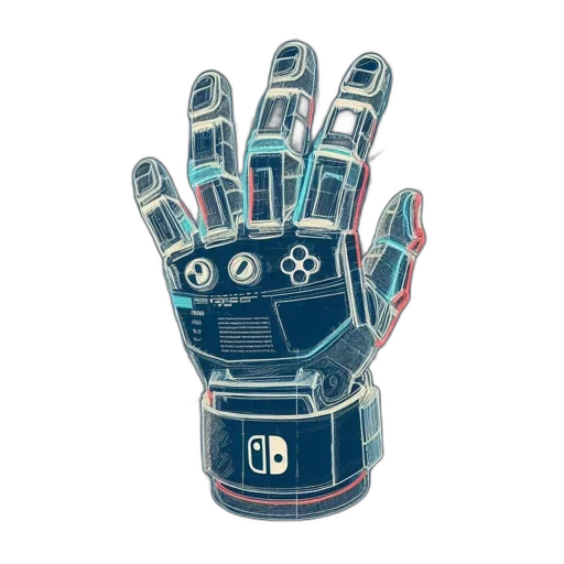 robot, weapon, cyberpunk, 3d render transparent PNG cut-out