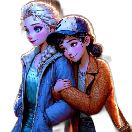 jacket, concept art, comic book art, pixel art transparent PNG cut-out