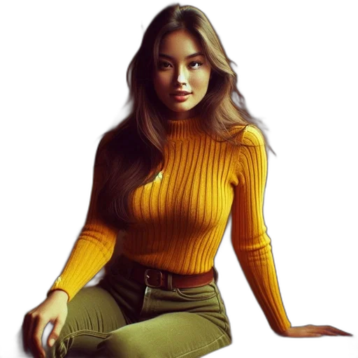 dress, staff, face, jacket transparent PNG cut-out
