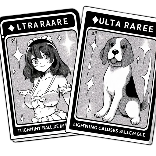 concept art, anime, monochrome, two transparent PNG cut-out