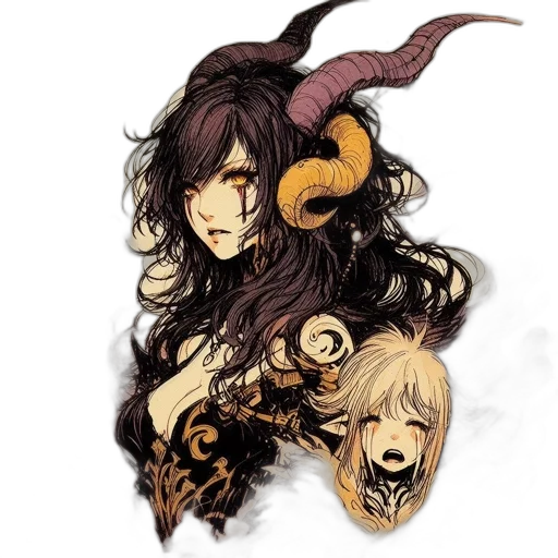 mask, dragon, hair, face transparent PNG cut-out