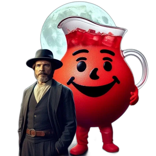 food, staff, hat, robot transparent PNG cut-out