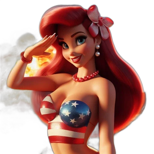 dress, cartoon, 3d render, comic book art transparent PNG cut-out