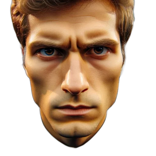 face, mask, robot, crown transparent PNG cut-out