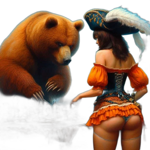 animal, concept art, fantasy art, photorealistic transparent PNG cut-out