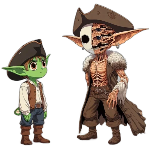 concept art, fantasy art, 3d render, comic book art transparent PNG cut-out