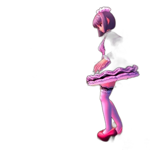 dress, hair, robot, shoes transparent PNG cut-out