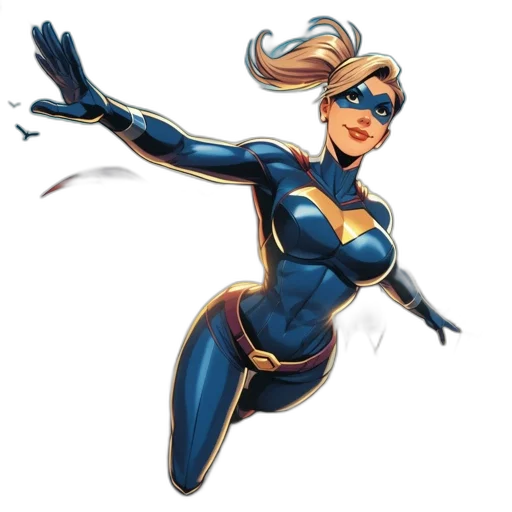 comic book art, concept art, cartoon, 3d render transparent PNG cut-out