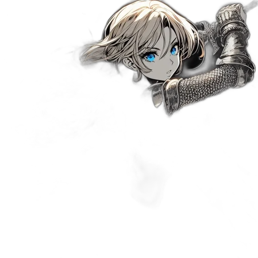 sword, weapon, staff, robot transparent PNG cut-out