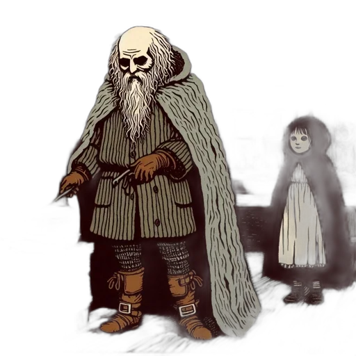 creature, jacket, concept art, fantasy art transparent PNG cut-out