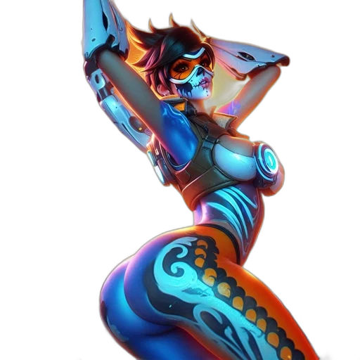 staff, robot, weapon, concept art transparent PNG cut-out