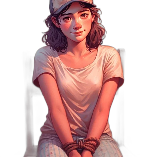hat, face, dress, staff transparent PNG cut-out