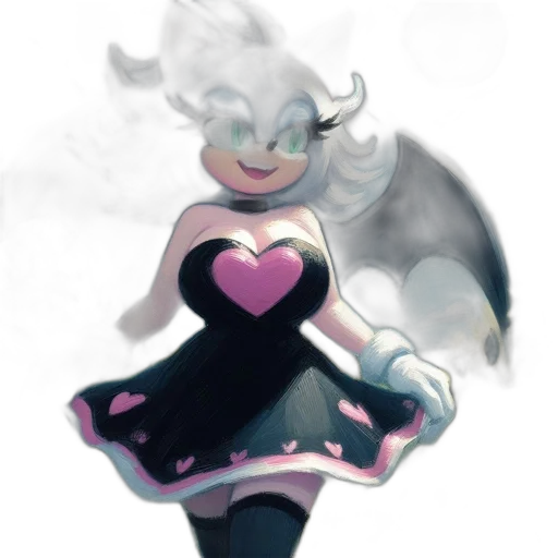 dress, creature, dragon, staff transparent PNG cut-out