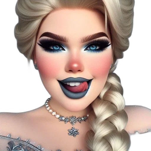 face, jewelry, cartoon, fantasy art transparent PNG cut-out