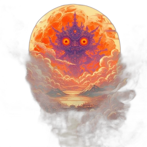 crown, mask, dragon, face transparent PNG cut-out