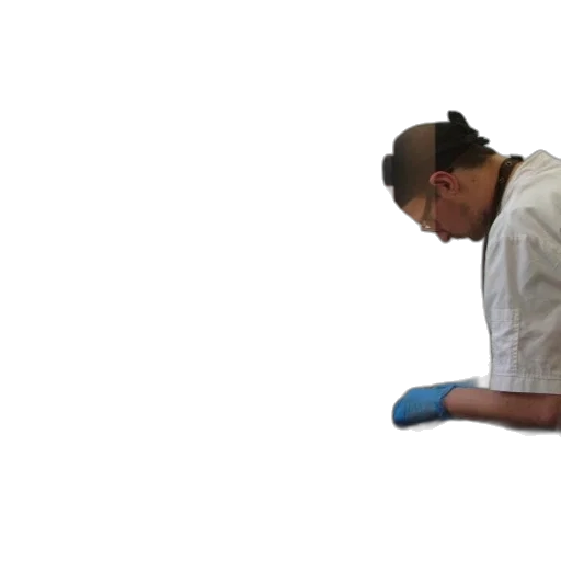 staff, hat, man, white transparent PNG cut-out