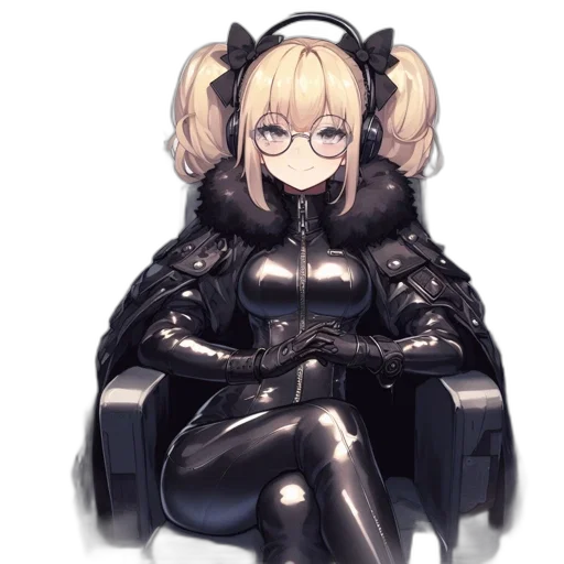 jacket, robot, weapon, crown transparent PNG cut-out