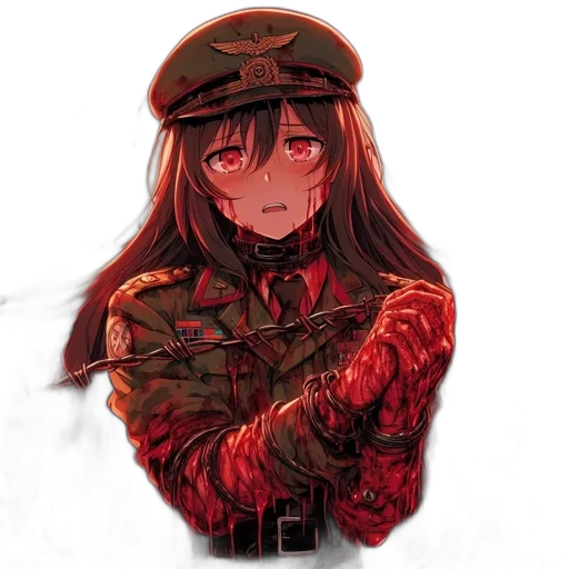 weapon, jacket, face, hat transparent PNG cut-out