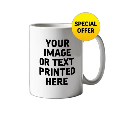 3d render, photorealistic, white, mug transparent PNG cut-out