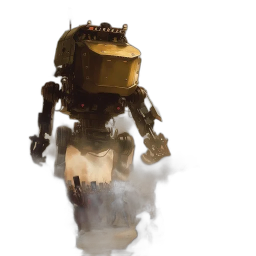 robot, weapon, creature, concept art transparent PNG cut-out