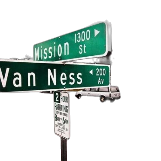 city street, street, signs, intersection transparent PNG cut-out