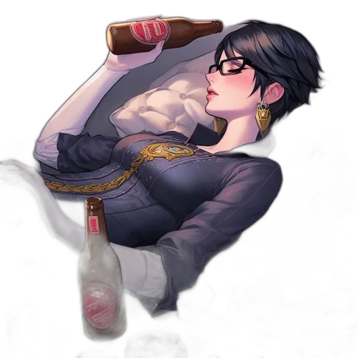 bottle, jacket, pixel art, concept art transparent PNG cut-out