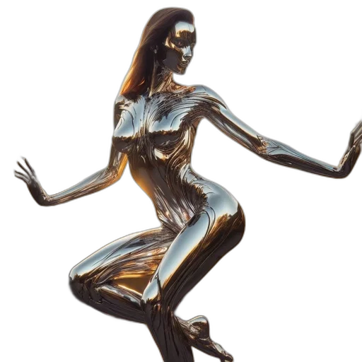robot, jewelry, dress, concept art transparent PNG cut-out