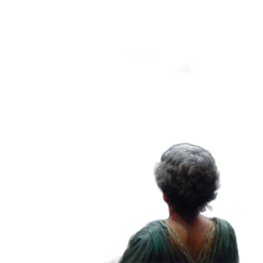 dress, staff, crown, face transparent PNG cut-out