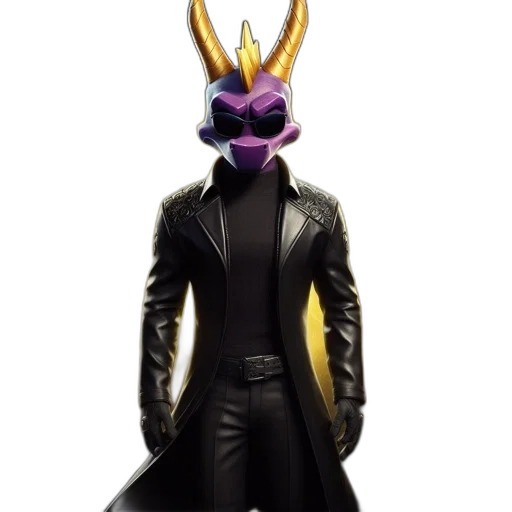 mask, jacket, animal, dragon transparent PNG cut-out