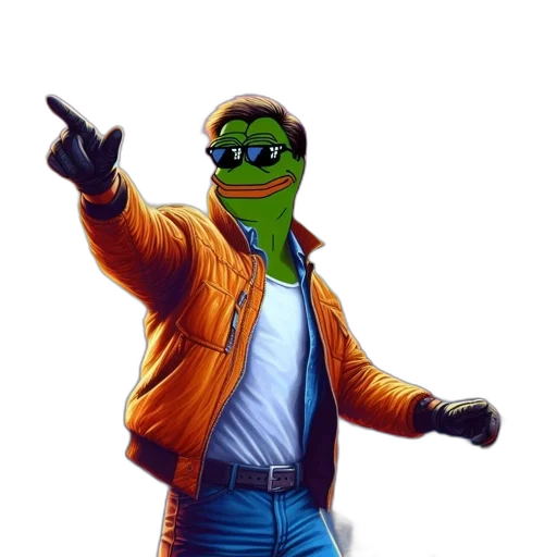 jacket, vaporwave, pixel art, 3d render transparent PNG cut-out