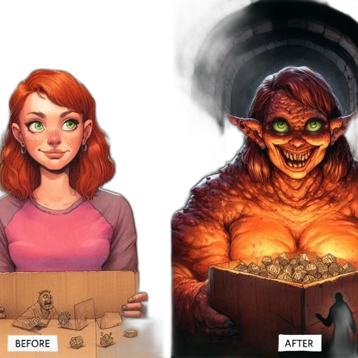 concept art, comic book art, fantasy art, fire transparent PNG cut-out