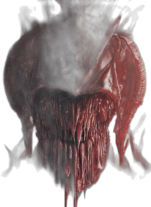 creature, mask, hair, face transparent PNG cut-out