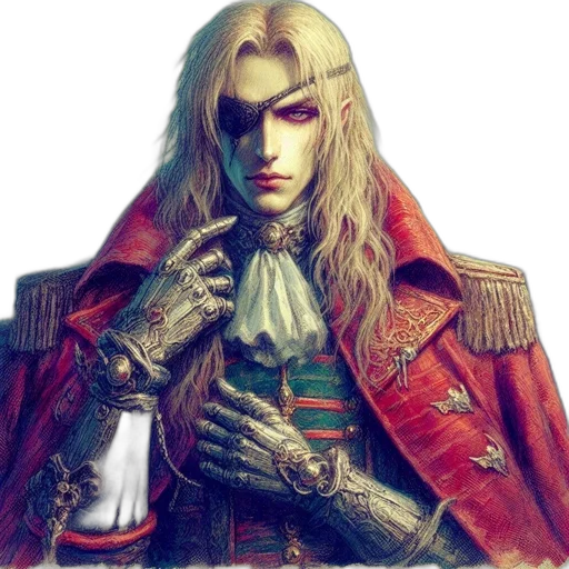 jacket, face, sword, weapon transparent PNG cut-out