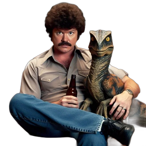 animal, man, mustache, curly transparent PNG cut-out