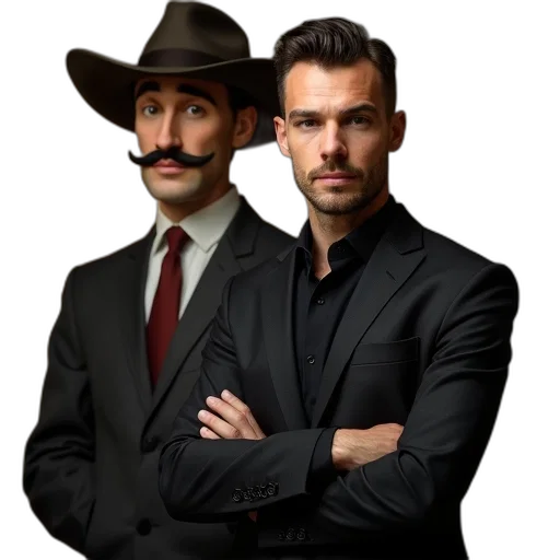hat, staff, face, mask transparent PNG cut-out