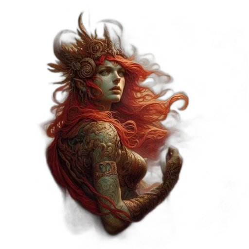 dragon, fantasy art, concept art, comic book art transparent PNG cut-out