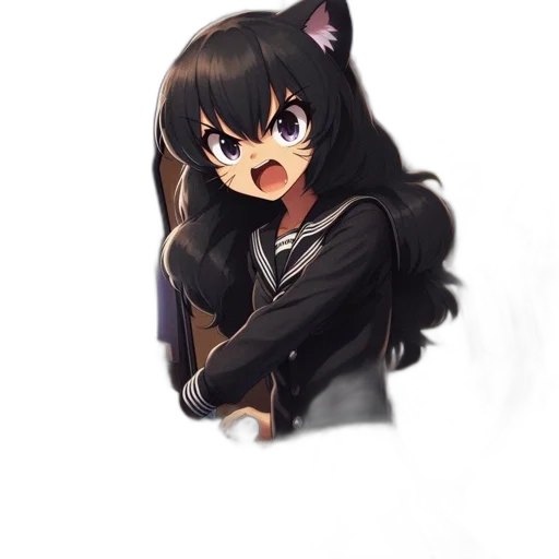 face, staff, animal, creature transparent PNG cut-out