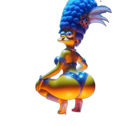 dress, crown, creature, hair transparent PNG cut-out