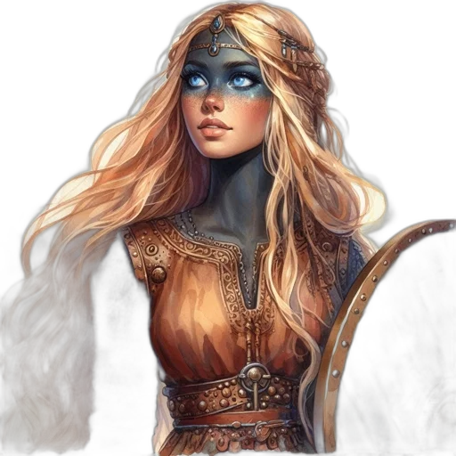 fantasy art, concept art, comic book art, photorealistic transparent PNG cut-out