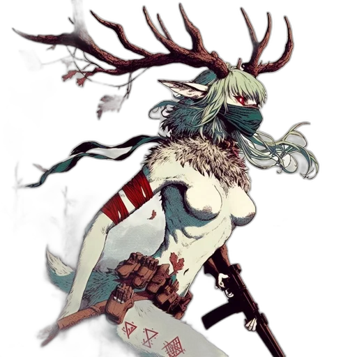 weapon, staff, creature, concept art transparent PNG cut-out