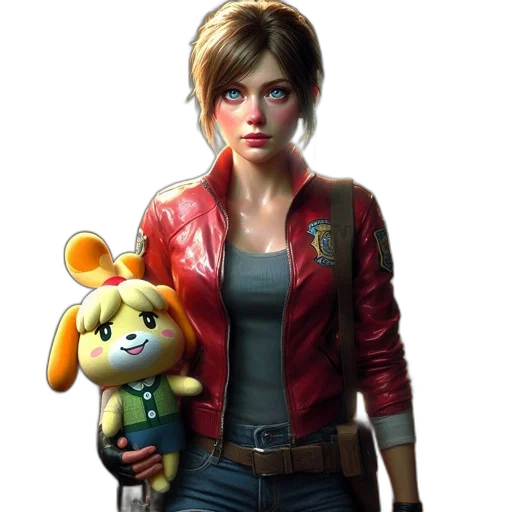 jacket, concept art, 3d render, photorealistic transparent PNG cut-out