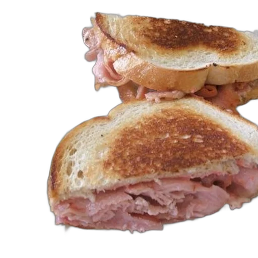 food, photorealistic, toasted, sandwich transparent PNG cut-out
