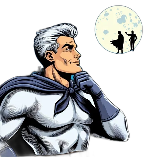 staff, mask, comic book art, cartoon transparent PNG cut-out