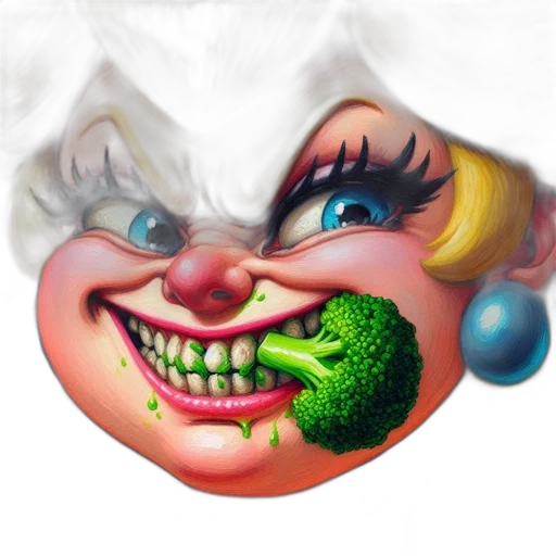face, mask, creature, concept art transparent PNG cut-out