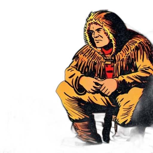 jacket, animal, comic book art, concept art transparent PNG cut-out