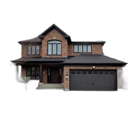 3d render, photorealistic, home, sale transparent PNG cut-out