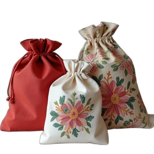 3d render, bunch, bags, picture transparent PNG cut-out