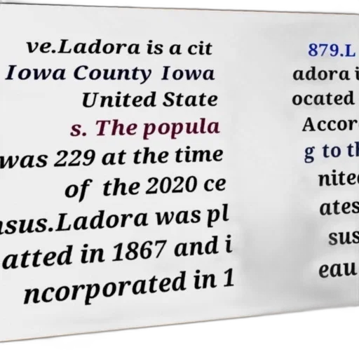 ladora, city, iowa, county transparent PNG cut-out